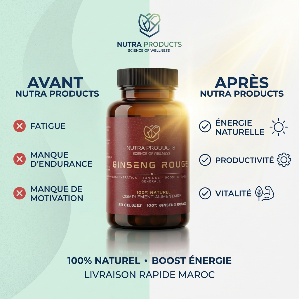 NUTRA PRODUCTS™ RED GINSENG — Power & Stamina
